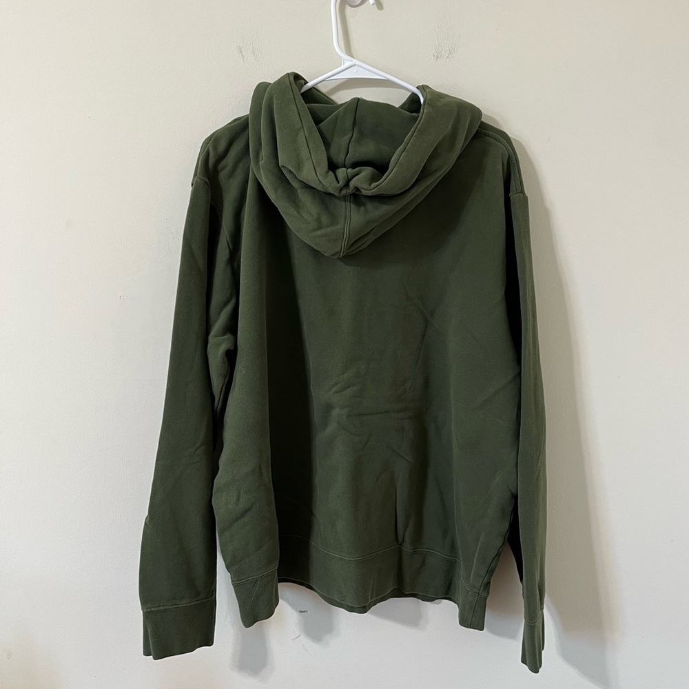 The North Face Men’s Olive Green Graphic Hooded Sweatshirt Size XL - Picture 6 of 10